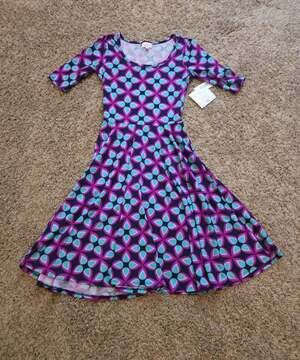 ** New Lularoe Nicole dress size xs xsmall